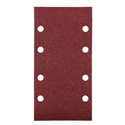 Image of kwb Abrasive Strips 80X133 Mm Made of High Grade Aluminium Oxide with Grit 240, tool Free Change, Full Synthetic Resin Bonding and Reinforced Paper Backing for Fine Sanding Wood Metal