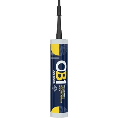 Image of OB1 Multi Surface Construction Sealant and Adhesive Black Pack of 12