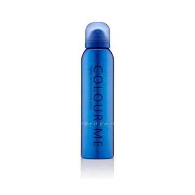 Image of COLOUR ME Blue 150ml Body Spray Perfume for Men. Luxury Fragrance Mens Aftershave, Long Lasting Men by Milton Lloyd
