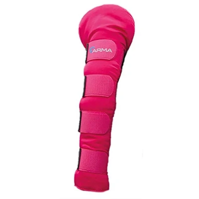 Image of Shires Arma Padded Horse Tail Guard in Pink one size