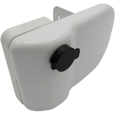 Image of Motorhome Door Frame Lock (Security Safe Plate Entrance Caravan RV White)