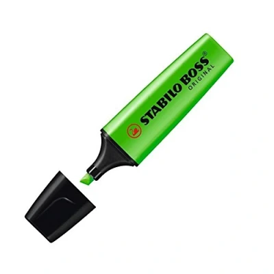 Image of Highlighter STABILO BOSS ORIGINAL Pack of 3 Green
