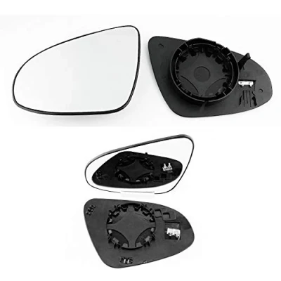 Image of Fits Citroen C1 2014 to 2020 Heated Base Convex Mirror LEFT HAND (UK Passenger Side)