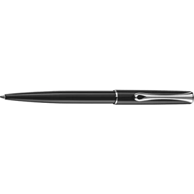 Image of Diplomat Traveller Ballpoint Pen EasyFLOW Black Lacquer Resistant and Elegant High End 5 Years Warranty