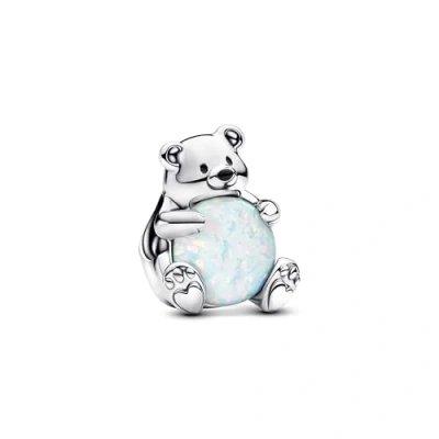 Image of Pandora Charm Sterling Silver 925 793589C01, Enamel, Opal