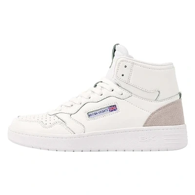 Image of British Knights Women&#039;s Noors Mid Sneaker, White, Beige, Soft Pink, 3.5 UK