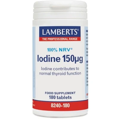 Image of Lamberts Iodine 150µg 180 Tablets