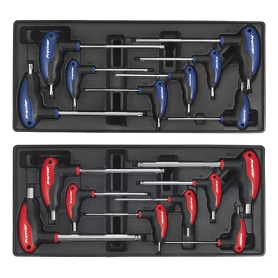 Image of Sealey Superline Pro Tool Chest Combination 14 Drawer with Ball Bearing Slides Blue &amp; 1179pc Kit
