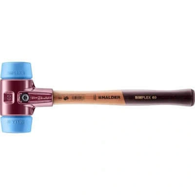 Image of Halder 3001060 &quot;Simplex&quot; TPE Soft Face Mallet, Multi Colour, 60 mm