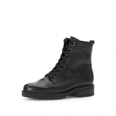 Image of Gabor Comfort Laceup ankle boots, Women&#039;s, Size: 5, Schwarz (micro) Leather