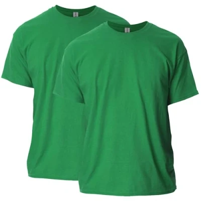 Image of Gildan Unisex&#039;s Ultra Cotton T Shirt, Style G2000, Multipack, Antique Irish Green (2 Pack), XXL (Pack of 2)