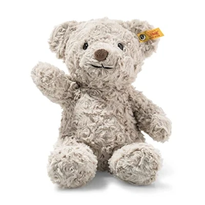Image of Steiff Soft Cuddly Friends Honey Teddy bear, Grey, 28, Rainy Day