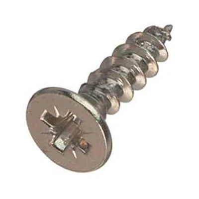 Image of Hafele Kitchen Hinge Screws Nickel Plated 200/1,000 Pack
