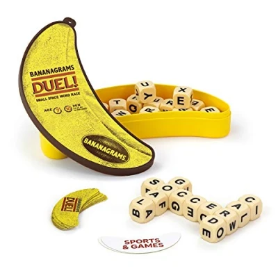 Image of Bananagrams Duel Word Game Ages 7+ 2 Players 10+ Minutes Playing Time