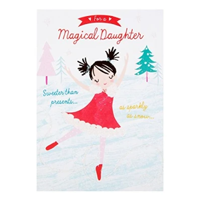 Image of Hallmark Daughter Christmas Card &#039;Magical Daughter&#039; Medium