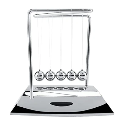 Image of FTVOGUE Newton&#039;s Cradle Balance Steel Balls Physics Science Pendulum Ball Desk Ornaments Toy