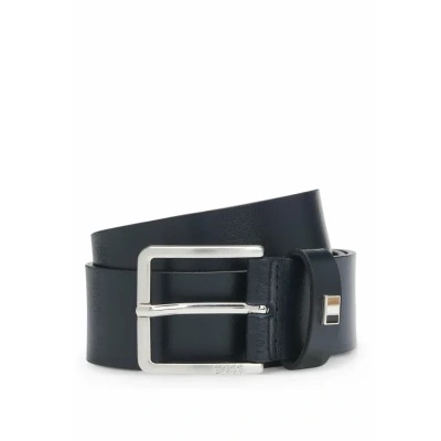 Image of BOSS Men&#039;s Ther Flag E_Sz35 Belt, Navy410, 100