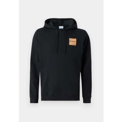 Image of Columbia Men&#039;s Trek Hoodie, Charcoal Heather, Boxy Brand, L