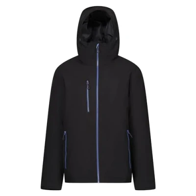 Image of Regatta Professional Men&#039;s Waterproof Navigate Insulated Jacket Black New Royal, Size: M