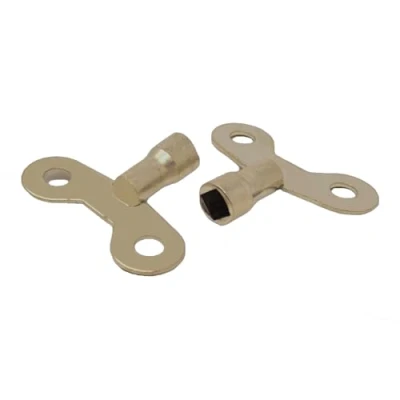 Image of fiXte Wide Radiator Plumbing Bleed Bleeding Key Keys Brass Vent Venting Air Valve (4)