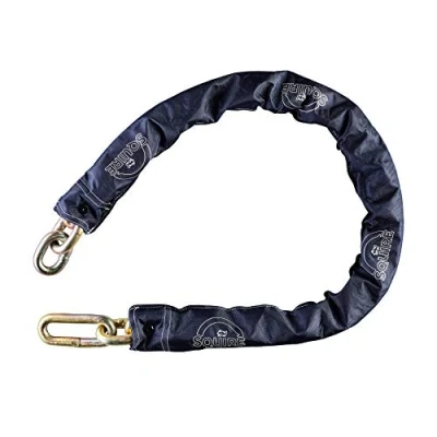 Image of Henry Squire High Security TC Hardened Alloy Steel Chain with Black Sleeve, 1500 mm (Length) x 16 Link (Diameter)