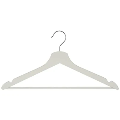 Image of IKEA Hanger Wood Clothes Coat (8 Pack) White Bumerang
