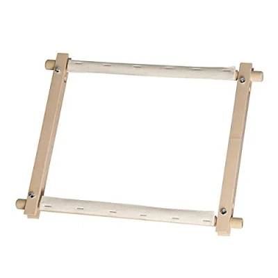 Image of Elbesee 2H9R Polished Hardwood Rotating 9in Tapestry/Embroidery Frame