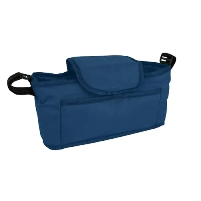 Image of Pet Stroller Caddy Bag Navy Blue