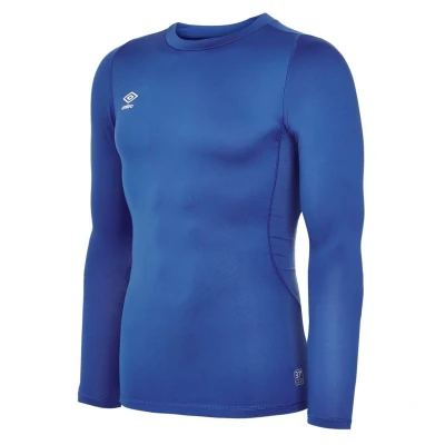 Image of Umbro Childrens Unisex Childrens/Kids Core Long Sleeved Base Layer Top (Royal Blue) Size 11 12Y