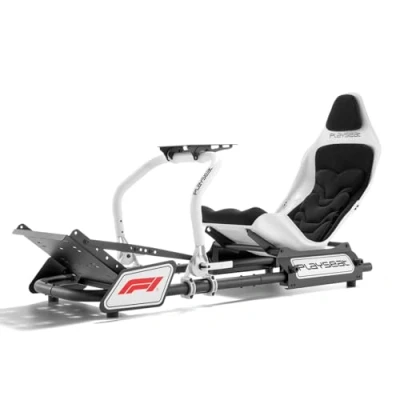 Image of PLAYSEAT Formula Instinct F1 Edition Gaming Chair White &amp; Black, Black,White