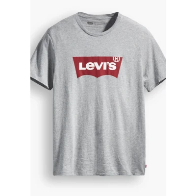 Image of Levi&#039;s Men&#039;s Graphic Set In Neck T Shirt, Grey, XS