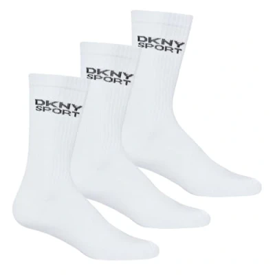 Image of DKNY Mens Radde Socks, White, 7 11 UK