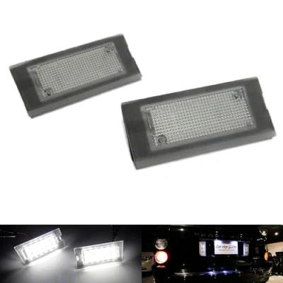Image of RZG 2x LED Licence Number Plate Light White Canbus For 2002 2012 LR Range Rover MK3 L322