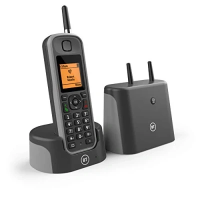 Image of BT Elements Cordless Landline House Phone with 1 km Range, IP67 Rated, Nuisance Call Blocker, Answer Machine, Single Handset Pack