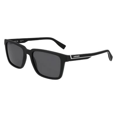 Image of Lacoste Sunglasses, Men&#039;s, Size: 54, Matte black