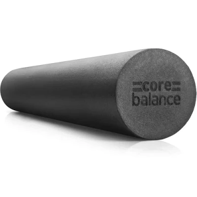 Image of Core Balance Foam Roller Massager 90cm Long Medium Density EPE Muscle Massage (90cm Black)