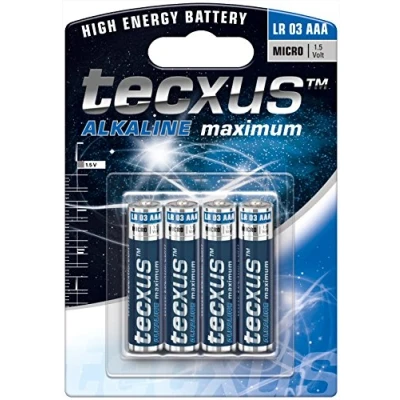 Image of Tecxus 23631 LR03/AAA (Micro) alkaline manganese battery 1.5 V