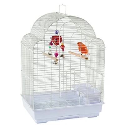 Image of WUNDAPETS NEW IRIS DY700A BUDGIE CANARY FINCH CAGE WHITE
