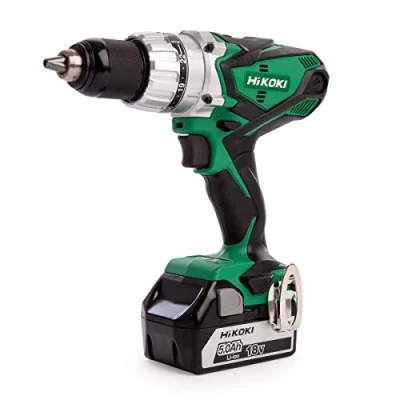 Image of HiKOKI DV18DSDL/JW5 18V Cordless li ion Combi Drill in Kitbox Kit, 18 V