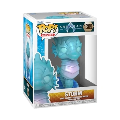 Image of Funko Pop! Movies: DC Storm Aquaman Collectable Vinyl Figure Gift Idea Official Merchandise Toys for Kids &amp; Adults Movies Fans Model Collectors and Display