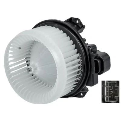 Image of 8710342101 Blower motor BLUE PRINT ADT314130 for left hand drive vehicles with electric TOYOTA: Auris Hatchback