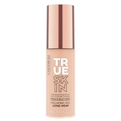 Image of Catrice True Skin Hydrating Foundation, No. 010, Nude, Moisturising, Long Lasting, Natural, Vegan, Alcohol Free, Paraben No Microplastic Particles, Pack of 1 (30 ml)