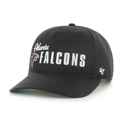 Image of 47 NFL Atlanta Falcons Midway Hitch, Unisex Baseball Cap, Adjustable Snapback, Colour Black