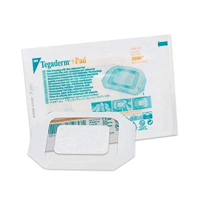 Image of TEGADERM Plus +PAD 3M Film Dressings 5cm x 7cm x10 3582 EASYMEDS Health