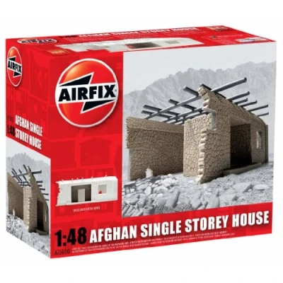 Image of Airfix A75010 Afghan Single Storey House 1:48 Scale Unpainted Resin Building