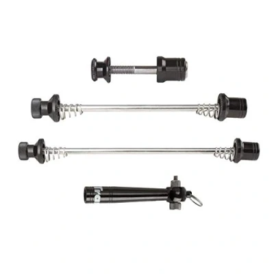 Image of TranzX Components Quick Release Security Skewer Set Black