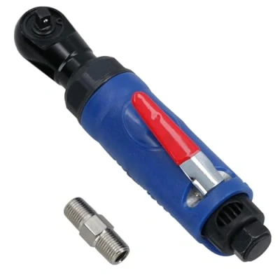 Image of 1/4&quot; Drive Stubby Air Ratchet Wrench Maximum Torque 27Nm / 20ft/lbs