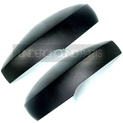 Image of UNDERGROUND PARTS Wing Mirror Covers Black Pair Left Passenger Nearside &amp; Right Offside Drivers Side