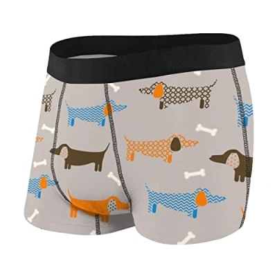 Image of 934 Men&#039;S Boxer Pants Dachshund Underwear Comfortable Sports Undershorts Premium Boxers Trunk L
