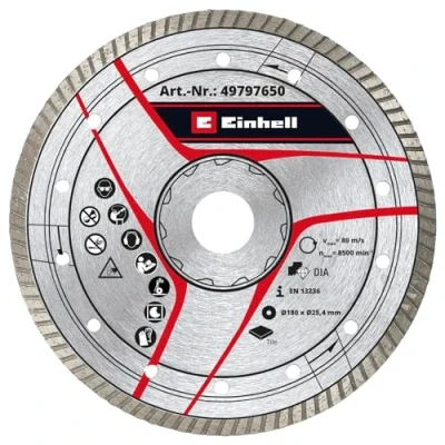 Image of kwb by Einhell 49797650 DIA Cutting Blade 180 x 25.4 mm Door Tile Cutter Accessories